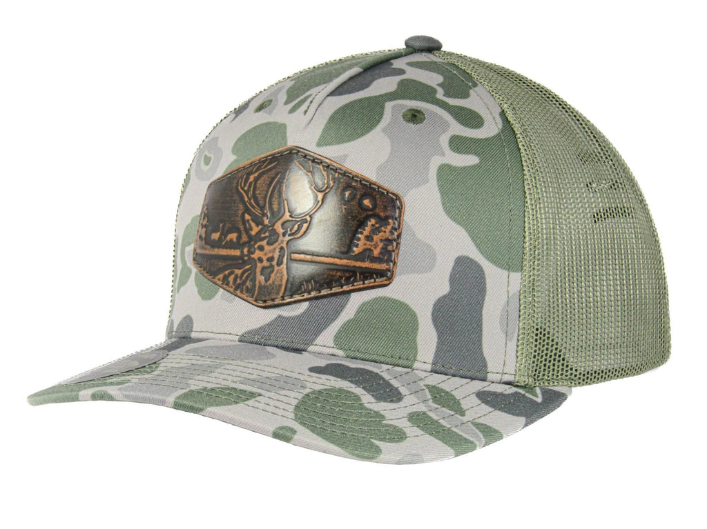 Zep-Pro Buck Stitched Leather Patch Hat