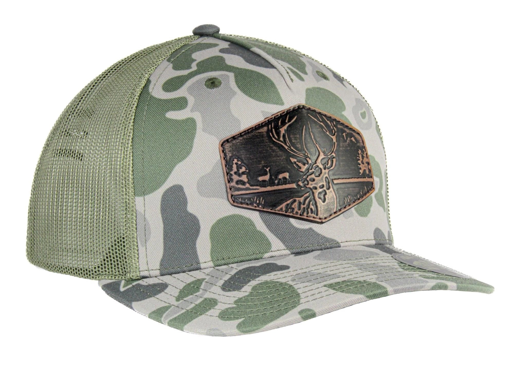 Zep-Pro Buck Stitched Leather Patch Hat