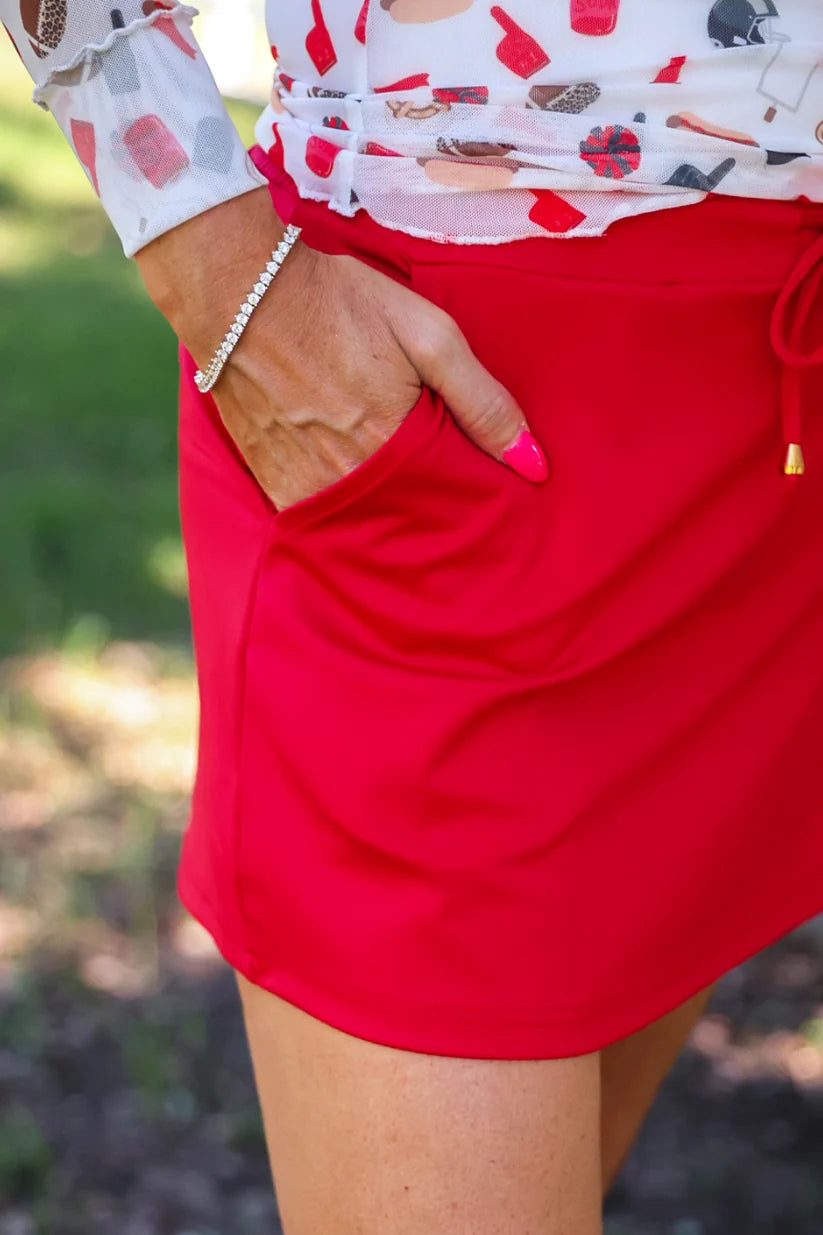 Solid Southern Stride Skort