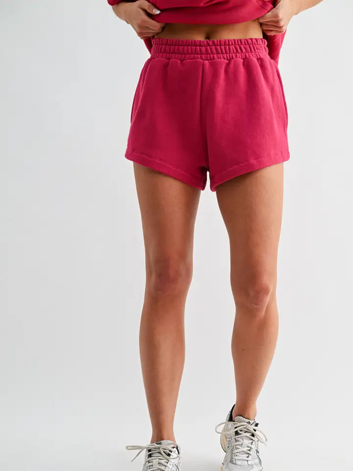 Malibu Lounge Shorts | Plum Pink
