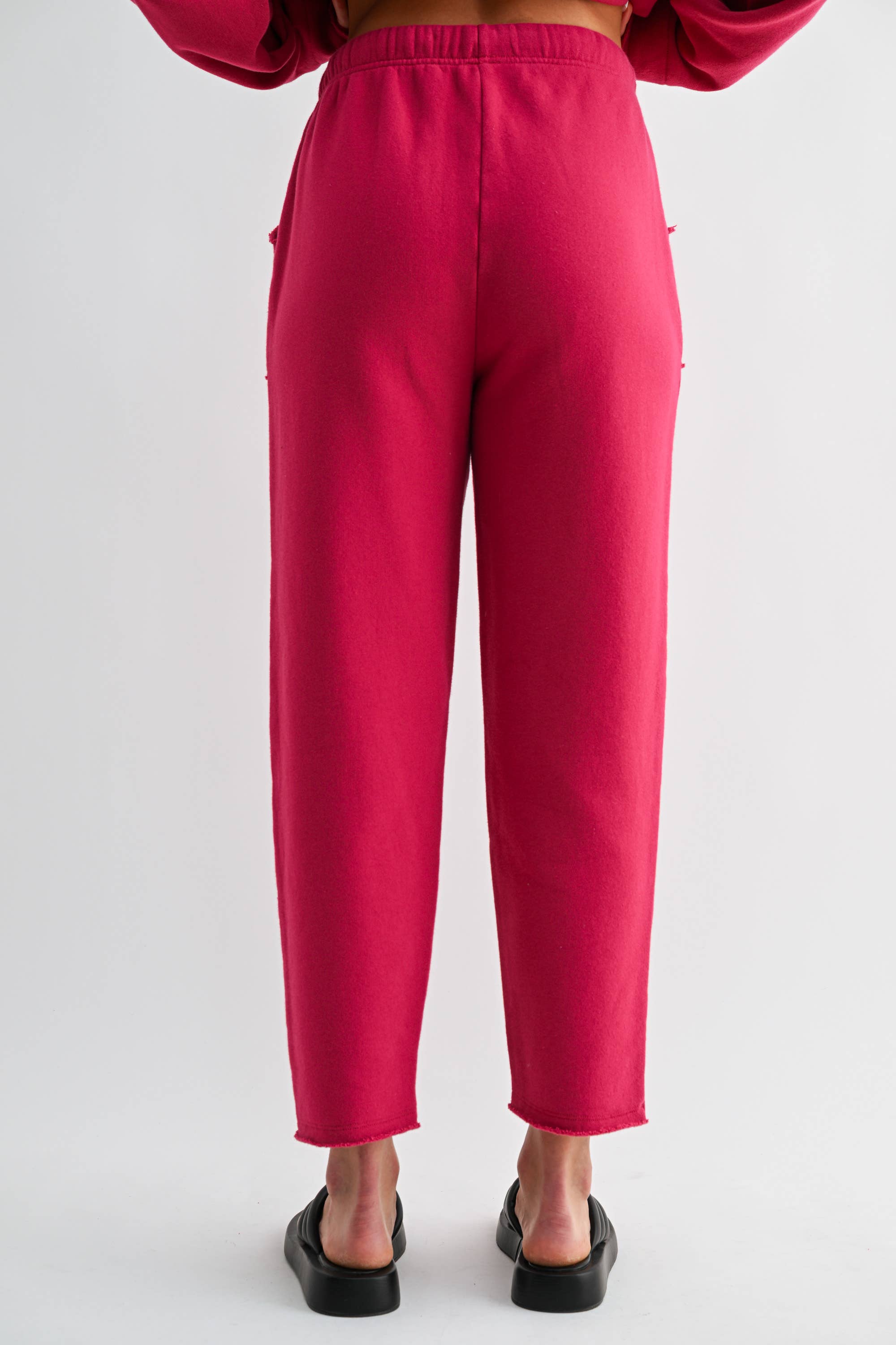 Malibu Tapered Pants | PLUM PINK