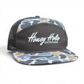 Honey Hole Flatbill Hat | Smoke Camo