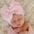 Toile Floral Bow Hat