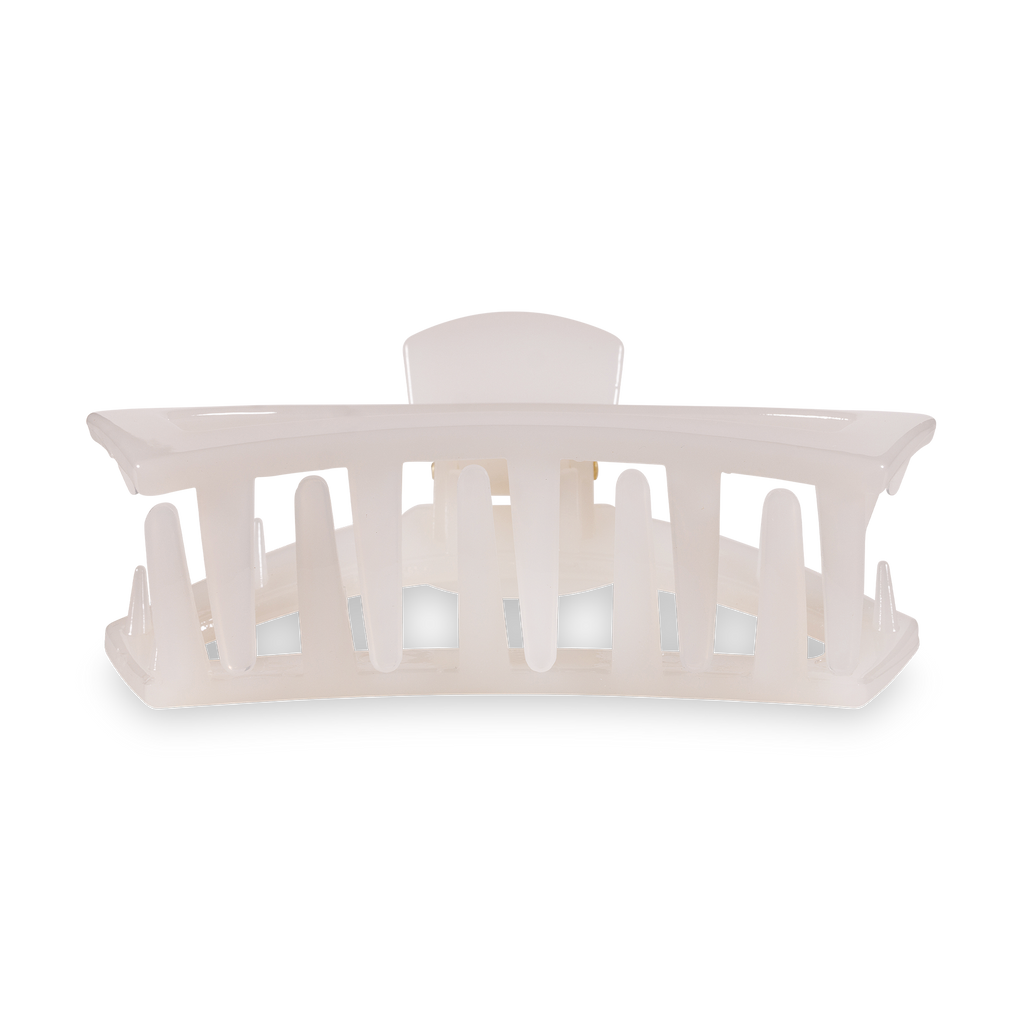 Open Hair Clip | Small | Coconut White