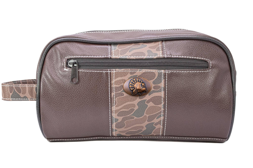 Turkey Brown Pebble Toiletry Dopp Bag