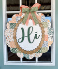 HI SCALLOPED SIGN