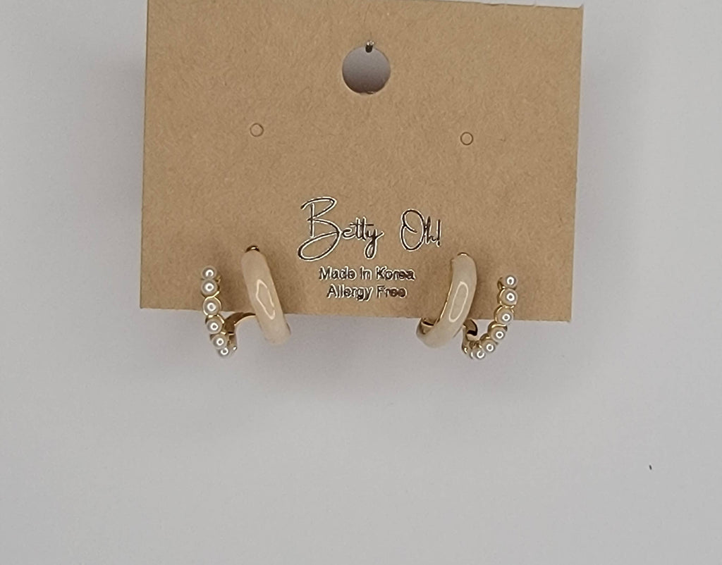 Small Double Layered Hoop Earrings