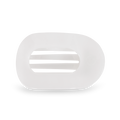 Round Flat Hair Clip | Medium | Coconut White
