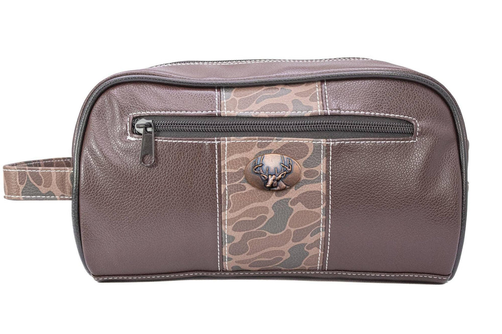 Buck Old School Camo Dopp Toiletry Bag