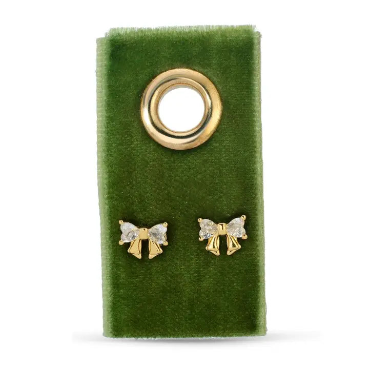 Earrings on Velvet Card
