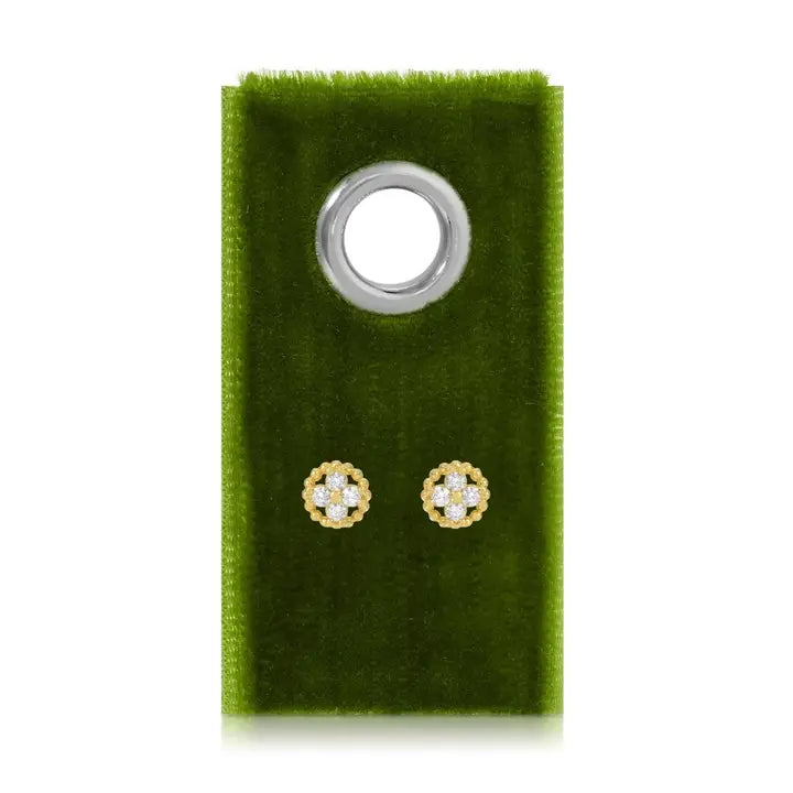 Earrings on Velvet Card